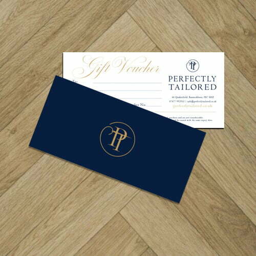 perfectly tailored gift voucher